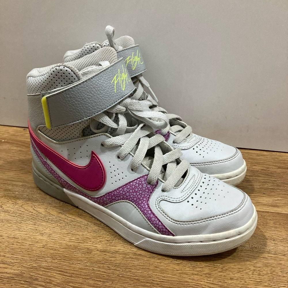Nike Space Flight 7 grey magenta volt RARE
